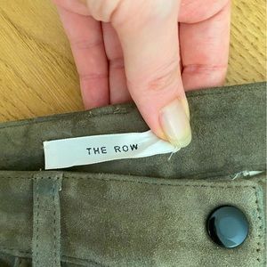 The row 100% suede pants, size 2, new